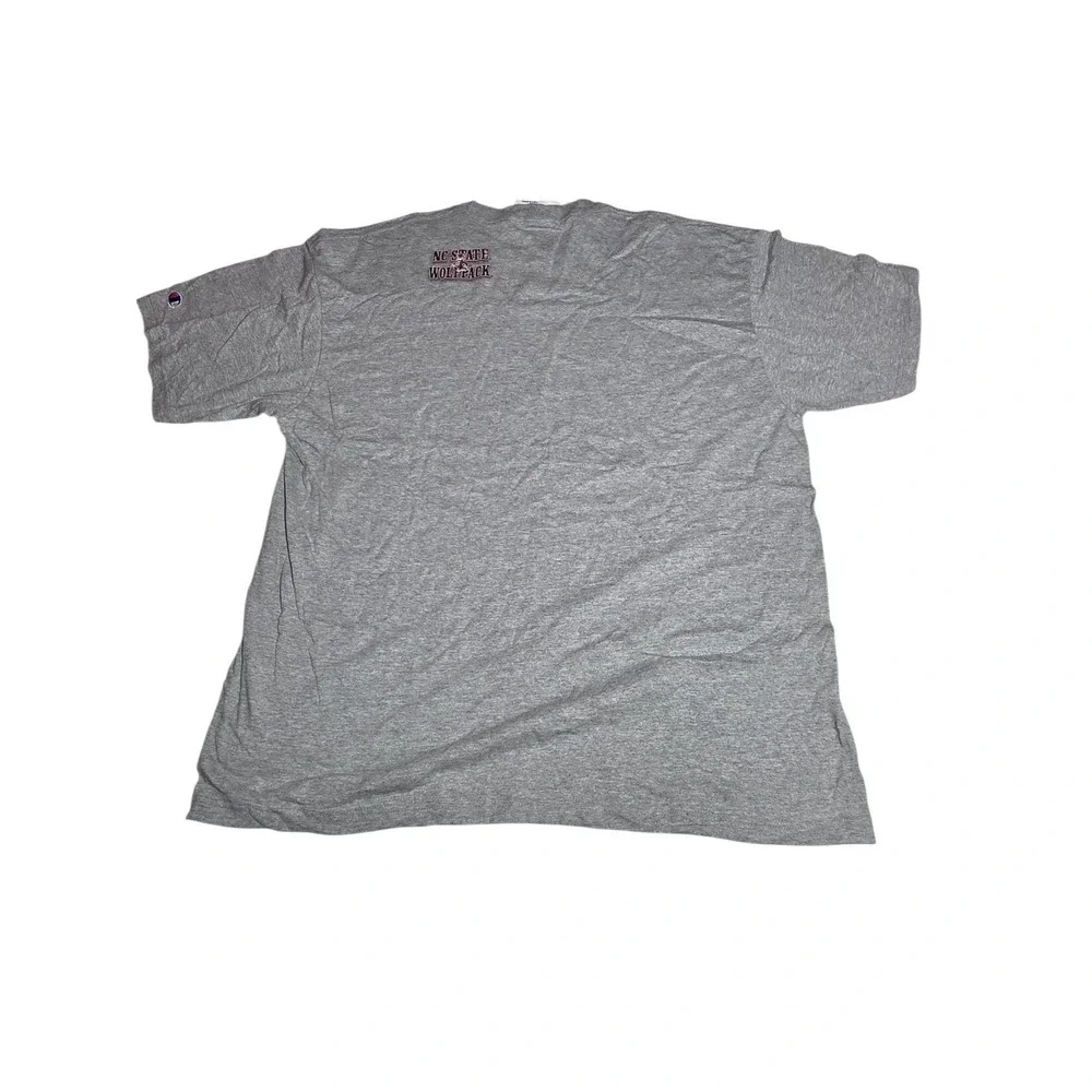 Champion NC State Wolfpack 87‎ Graphic T-Shirt Mens XL Heather Gray NCAA Tuffy